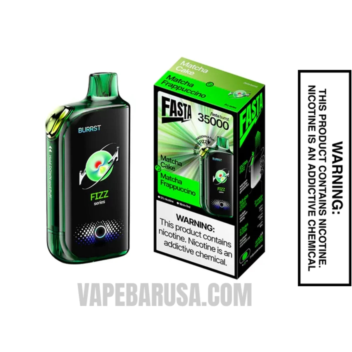 Matcha Cake / Matcha Frappuccino Fasta Burrst 35000 (Fizz Series) With Package Box