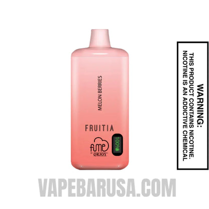 Melon Berries Fruitia X Fume Disposable Vape 8000 Puffs