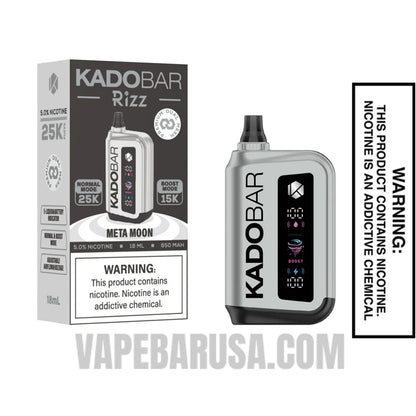 Meta Moon Kado Bar Rizz 25000 Disposable Vape With Package Box