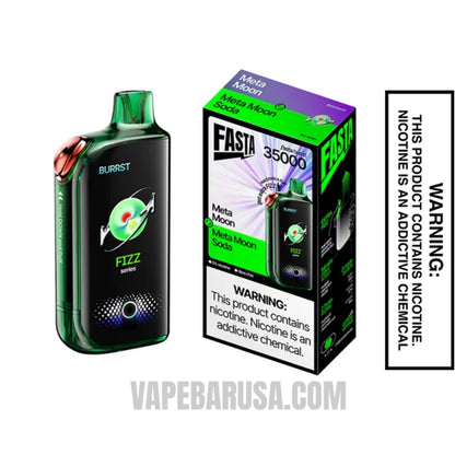 Meta Moon Fasta Burrst 35000 (Fizz Series) Vape With Package Box