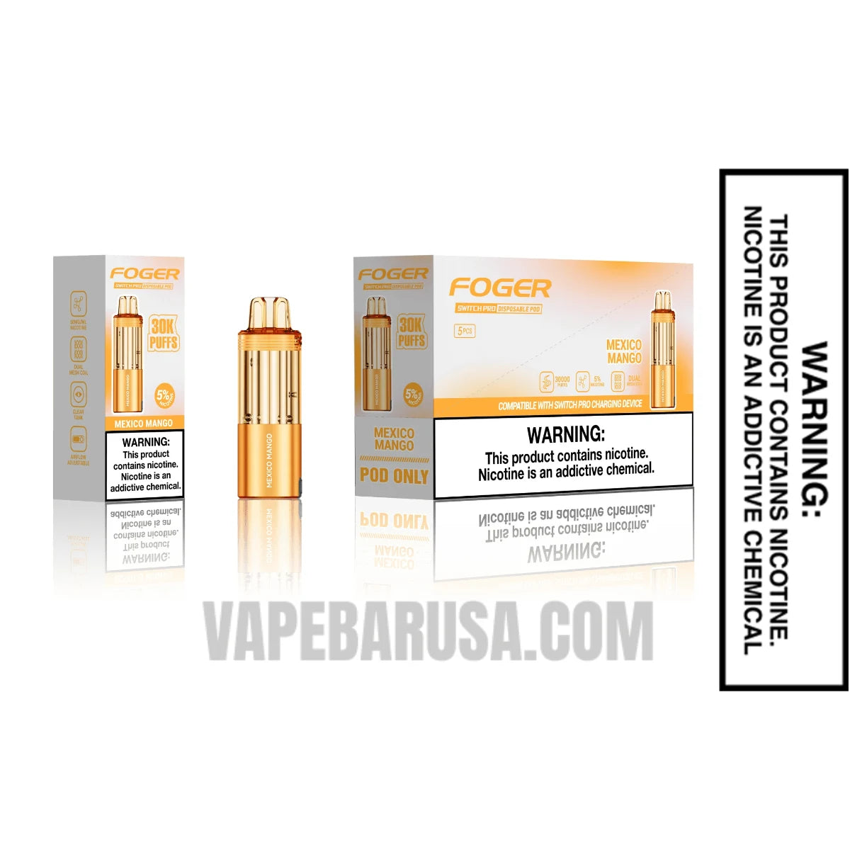 Mexico Mango Foger Switch Pro Disposable Vape with Bundle Box