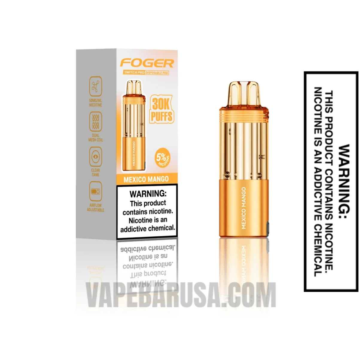 Mexico Mango Foger Switch Pro Disposable Vape with Package Box