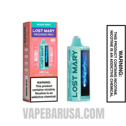 Miami Mint Lost Mary MO20000 Disposable Vape With Package Box