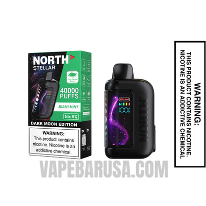 Miami Mint North Stellar Dark Moon 40K Disposable Vape