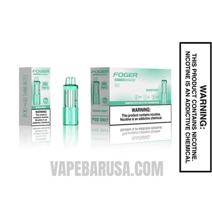 Miami Mint Foger Switch Pro Disposable Vape with Bundle Box 