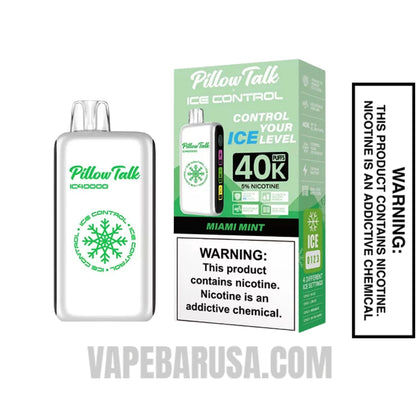 Miami Mint Pillow Talk IC40000 Disposable Vape With Package Box