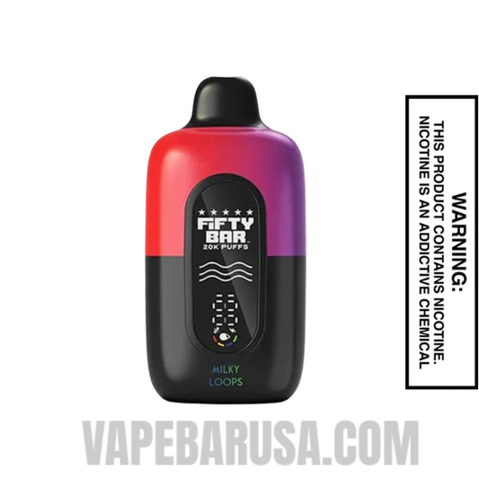 Milky Loops Fifty Bar 20k Disposable Vape