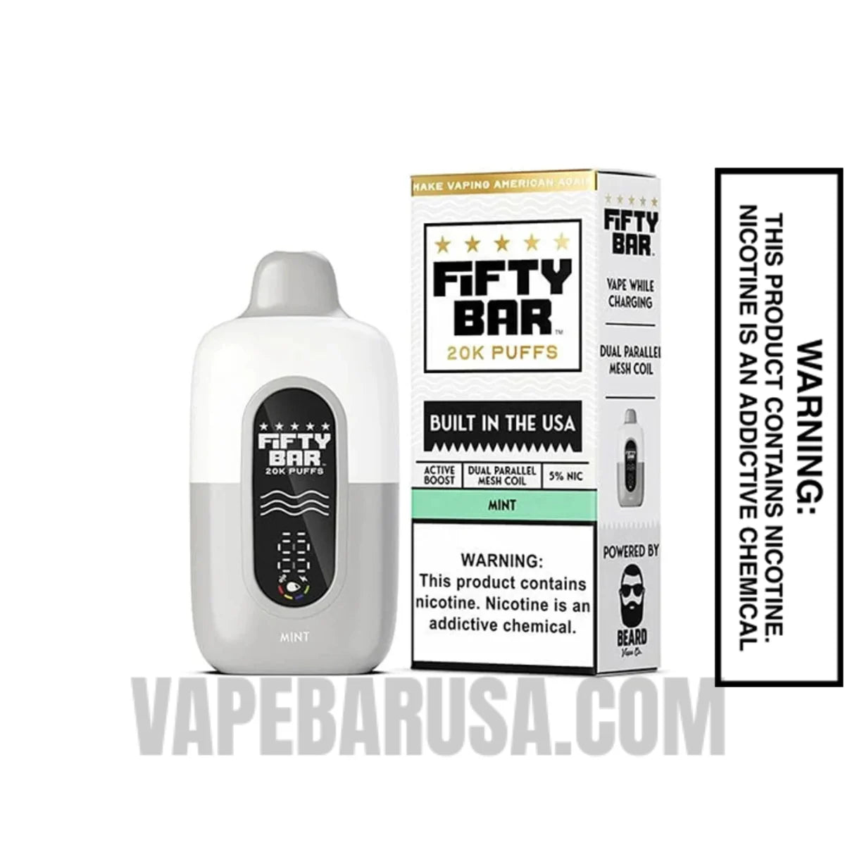 Mint Fifty Bar 20k Disposable Vape With Package Box