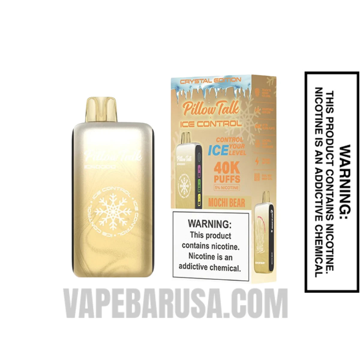 Mochi Bear Pillow Talk IC40000 Crystal Edition Vape With Package Box