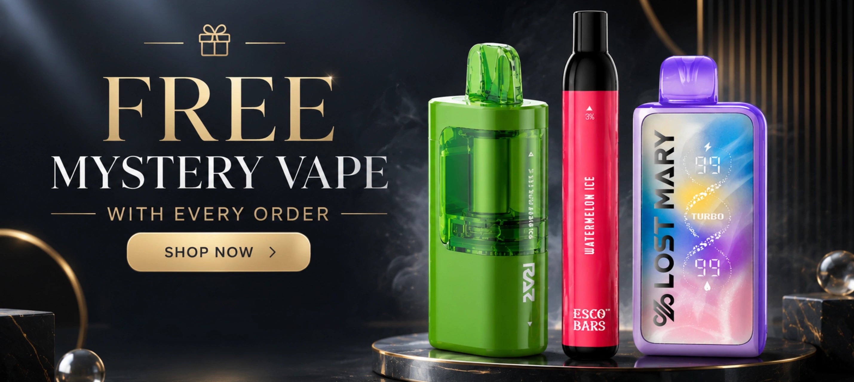 Free Mystery Vape with Every Order