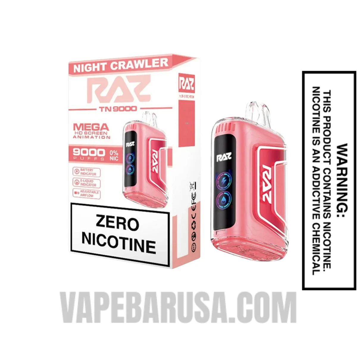 Night Crawler RAZ TN9000 Disposable Vape With Package Box