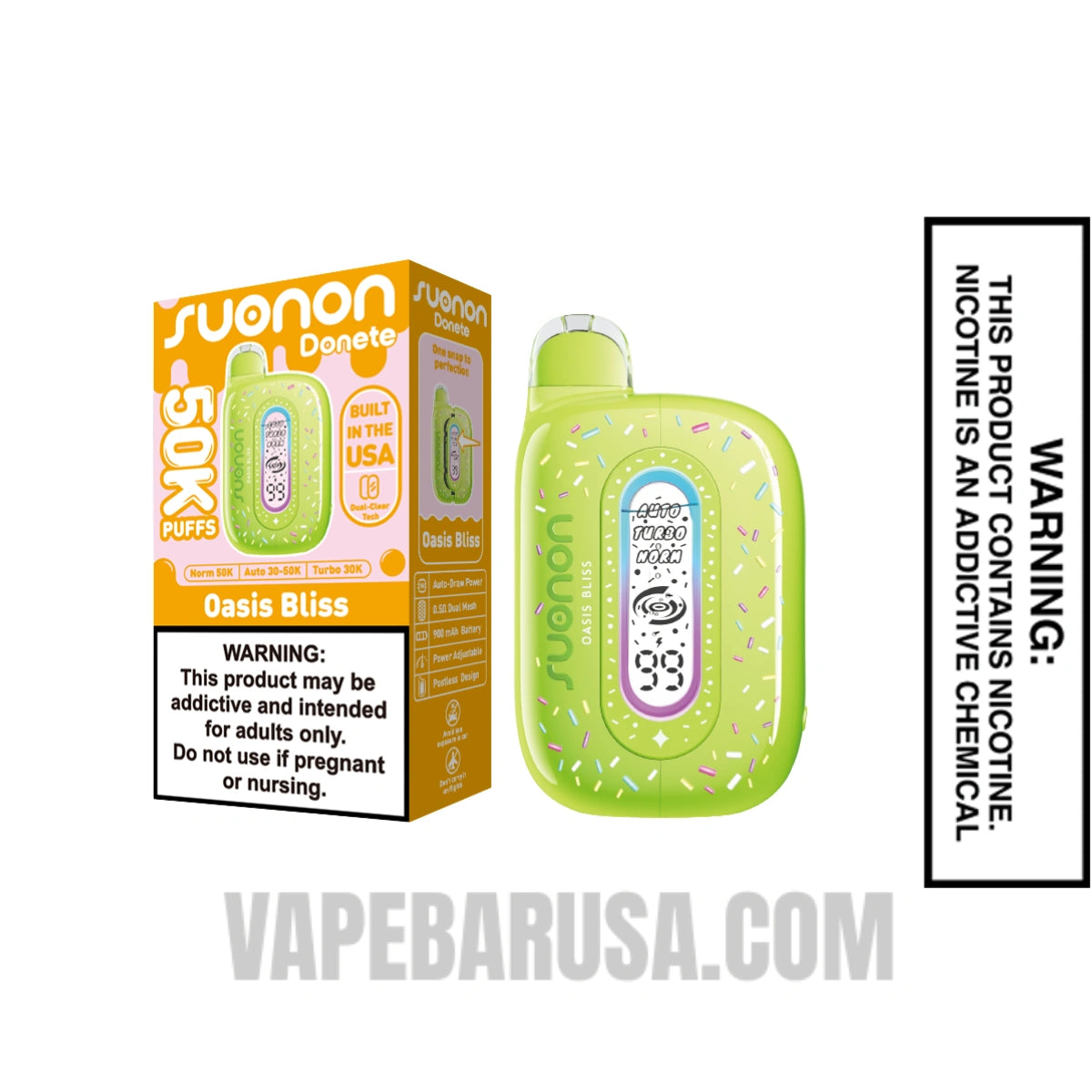 Oasis Bliss Suonon Donete 50k Disposable Vape With Package Box