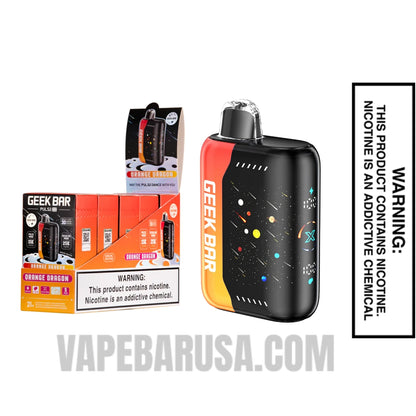 Orange Dragon Geek Bar Pulse X Disposable Vape with Bundle Pack