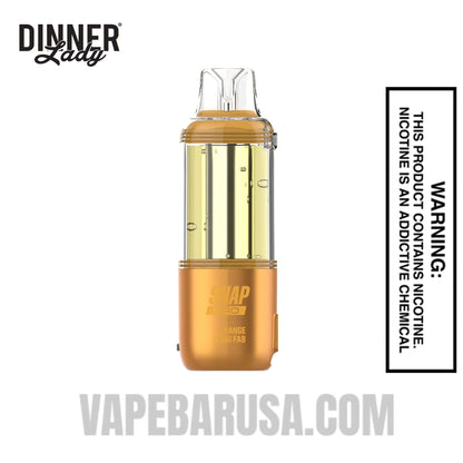 Orange F*king Fab Dinner Lady Snap Pro 35K Disposable Vape Pod