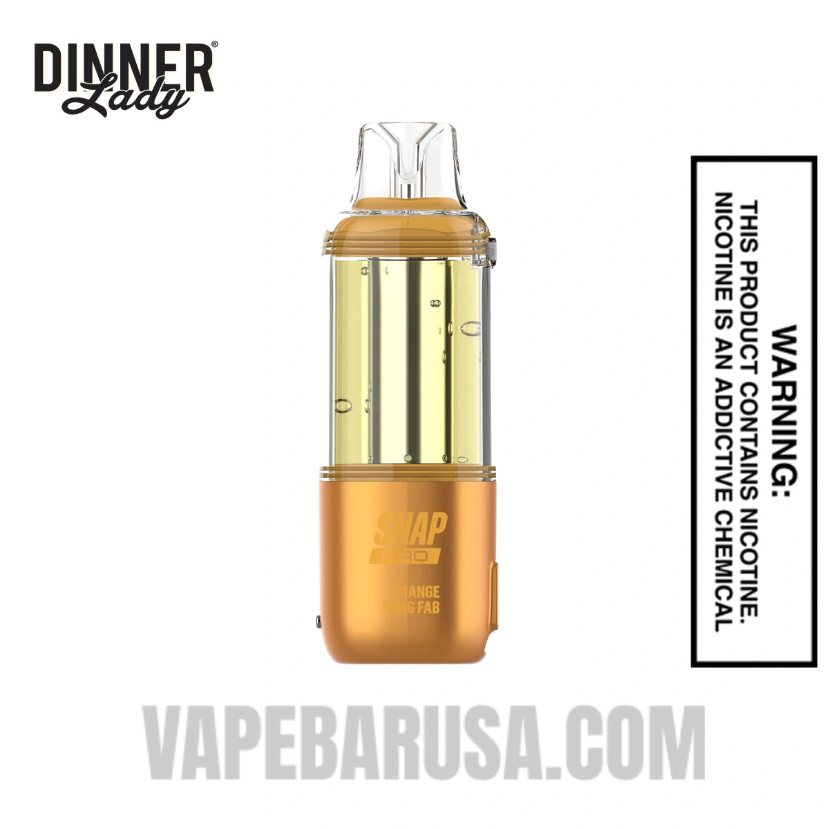 Orange F*king Fab Dinner Lady Snap Pro Intense 35K Pre-filled Replacement Pod