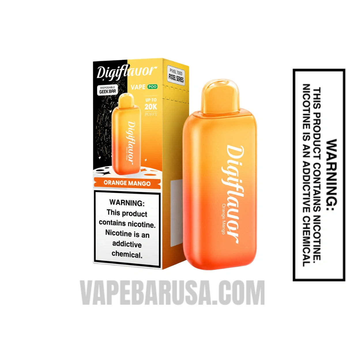Orange Mango Digiflavor BRK 20K Disposable Vape Pod With Package Box