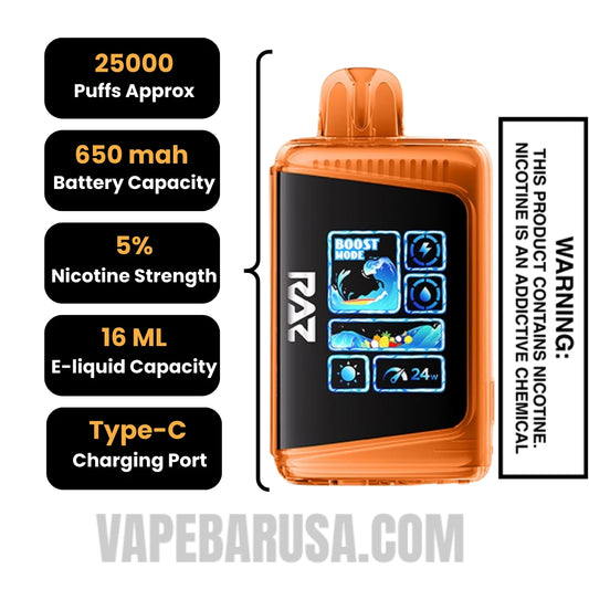 Orange Pineapple Punch RAZ LTX 25000 Disposable Vape
