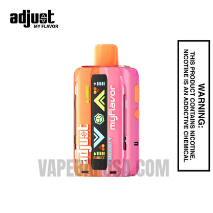 Orange Strawberry Adjust MyFlavor 40K Disposable Vape