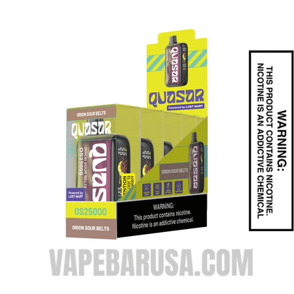 Orion Sour Belts Lost Mary Quasar OS25000 Disposable Vape With Bundle Pack