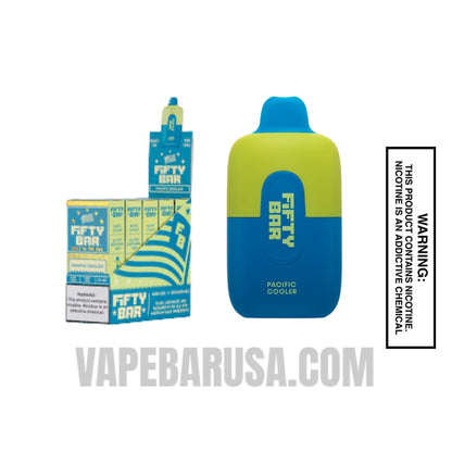 Pacific Cooler Fifty Bar Disposable Vape 6500 Puffs With Bundle Pack