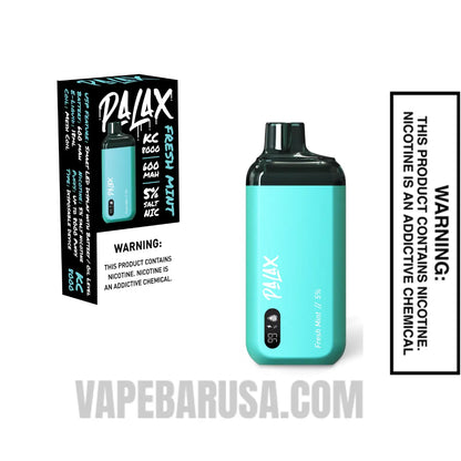Palax Fresh Mint KC8000 Disposable Vape With Package Box