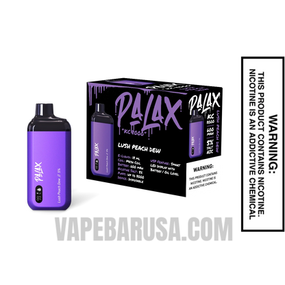 Palax Lush Peach Dew KC8000 Disposable Vape With Bundle Pack