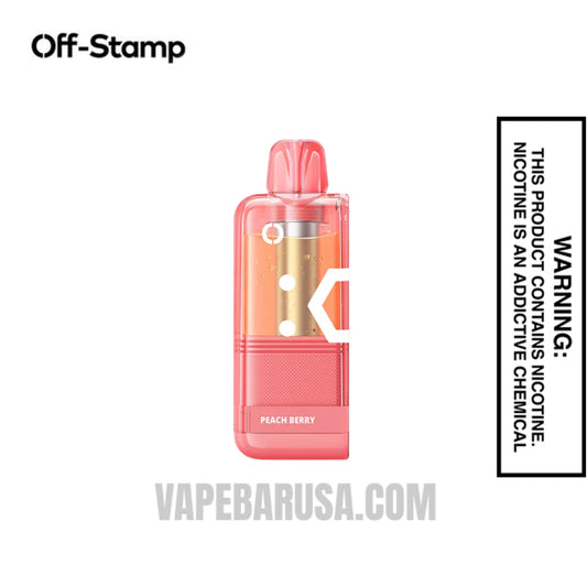 Peach Berry Off Stamp X Cube Crystal Cube 35K Vape Pod