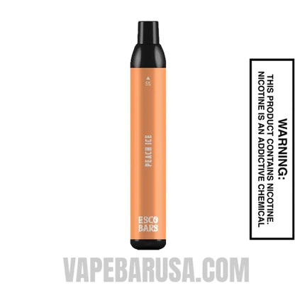 Peach Ice Esco Bars 2500 Puffs Disposable Vape 
