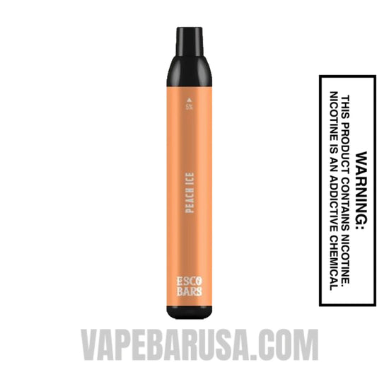 Peach Ice Esco Bars 2500 Puffs Disposable Vape 