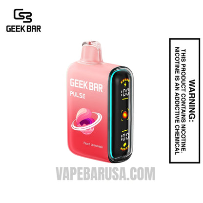 Peach Lemonade Geek Bar Pulse Disposable Vape