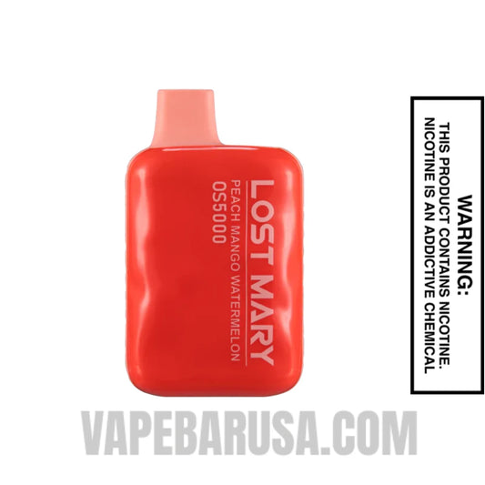 Peach Mango Watermelon Lost Mary OS5000 Disposable Vape