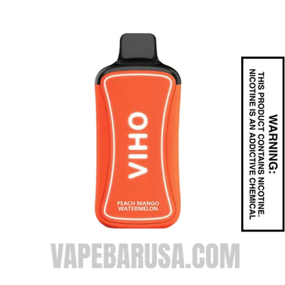 Peach Mango Watermelon VIHO Supercharge 20000 Puffs Vape