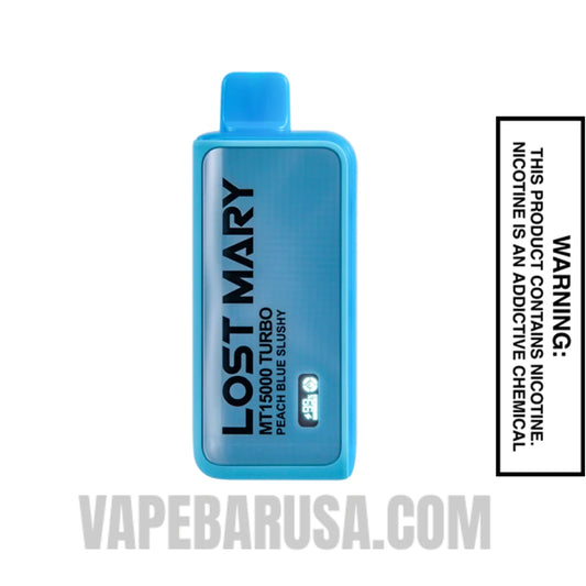 Peach Blue Slushy Lost Mary MT15000 Disposable Vape 