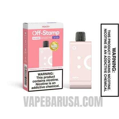 Peach+ Off Stamp SW16000 Disposable Pod With Package Box