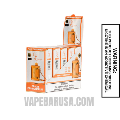 Peach Passionfruit RAZ RYL Disposable Vape with Bundle Pack