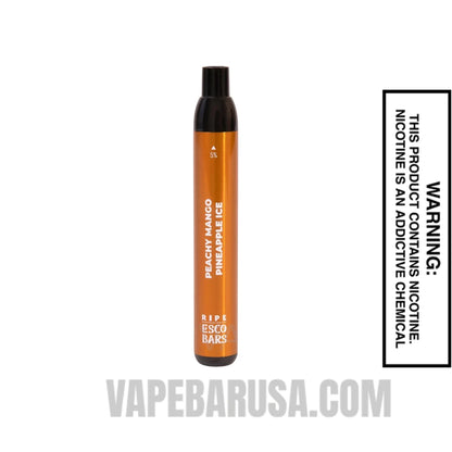 Peachy Mango Pineapple Ice Esco Bars 2500 Puffs Disposable Vape