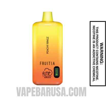 Peachy Ring Fruitia X Fume Disposable Vape 8000 Puffs