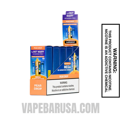 Pear Drop Lost Mary MO20000 Disposable Vape With bundle Pack