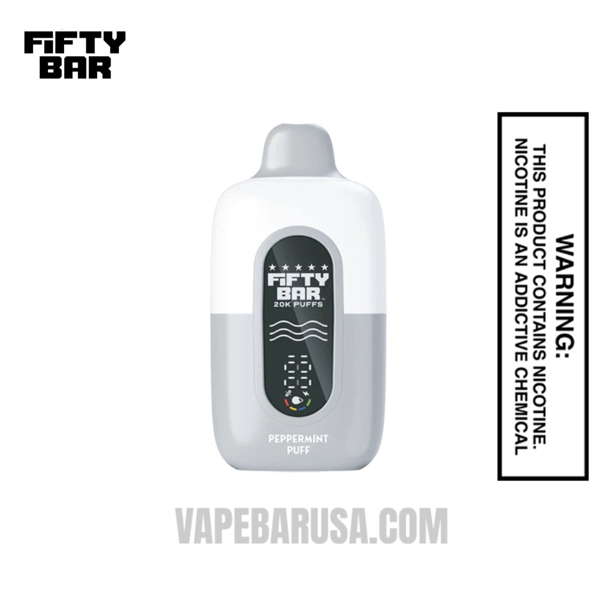 Peppermint Puff Fifty Bar 20K Disposable Vape