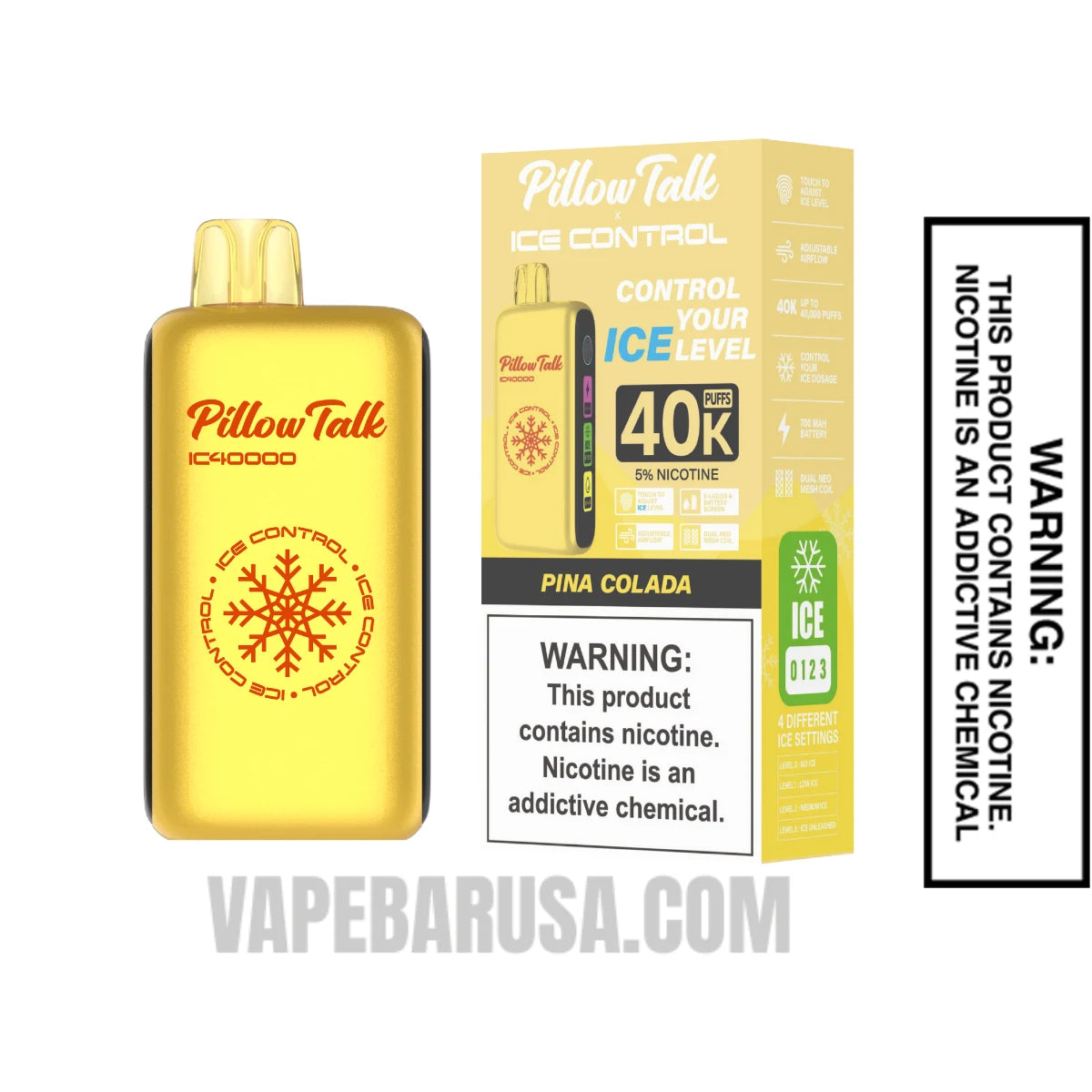 Pina Colada Pillow Talk IC40000 Disposable Vape With Package Box