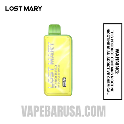 Pineapple B-Burst Lost Mary MT15000 Turbo Disposable Vape