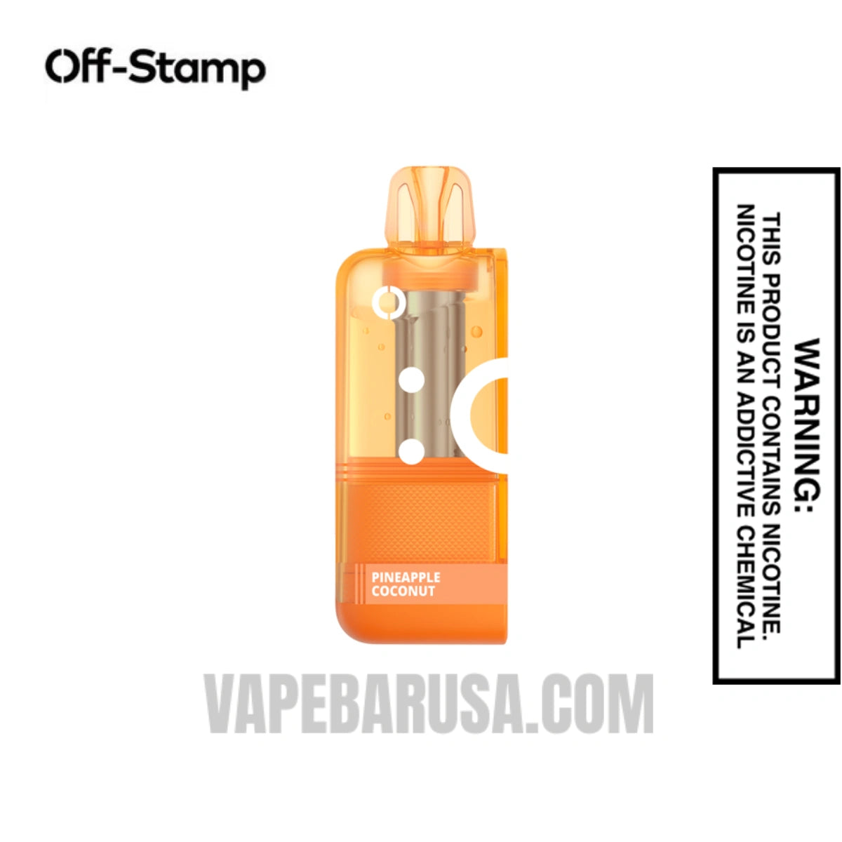 Pineapple Coconut Off Stamp X Crystal Cube 35K Disposable Vape Pod