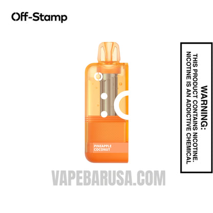 Pineapple Coconut Off Stamp X Crystal Cube 35K Disposable Vape Pod