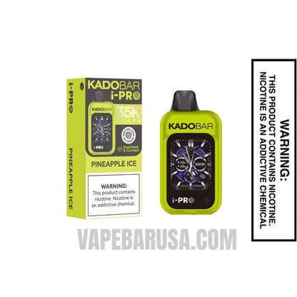 Pineapple Ice Kado Bar i-Pro 35K Disposable Vape With package Box