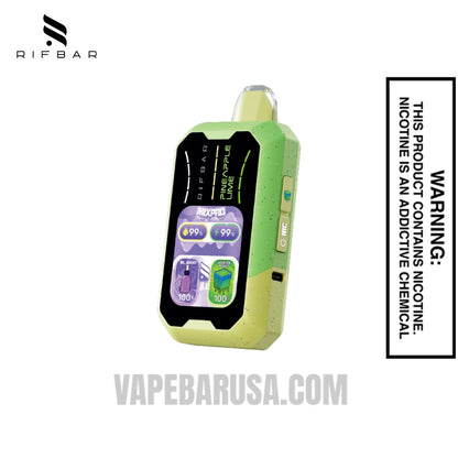Pineapple Lime Rifbar MixPro Sour 40K Disposable Vape