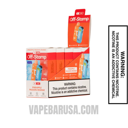 Pineapple Passion Orange Off Stamp X Cube 25K Disposable Vape Kit With bundle Box