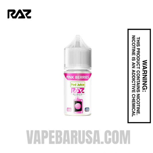 Pink Berries Pod Juice X RAZ Salt Nic juice 30 ML