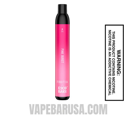 Pink Burst Esco Bars 2500 Puffs Disposable Vape 