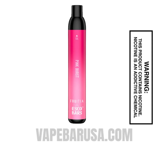Pink Burst Esco Bars 2500 Puffs Disposable Vape 