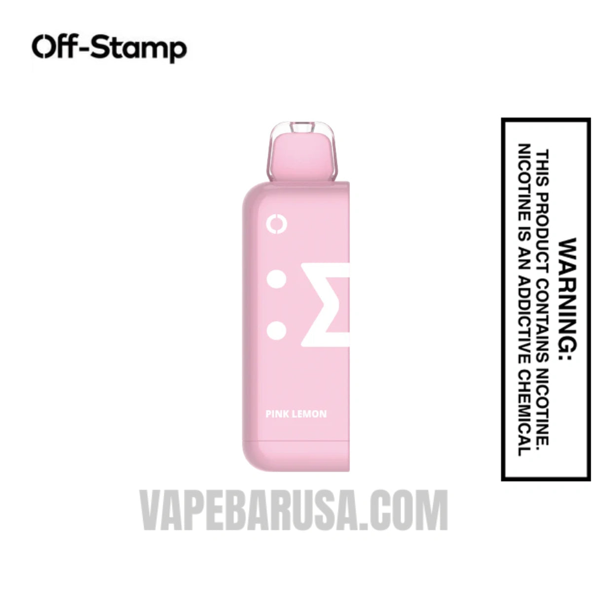 Pink Lemon Off Stamp Classic Cube 25K Disposable Pod